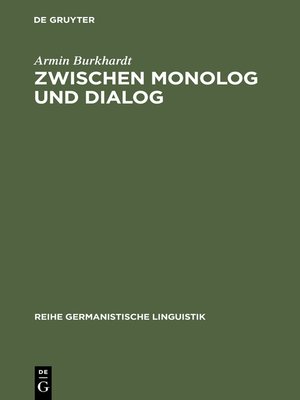 cover image of Zwischen Monolog und Dialog